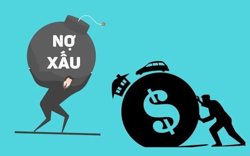 Hệ thống CIC ghi nhận trực quan lịch sử trả nợ của khách hàng để phân loại các nhóm nợ xấu.
