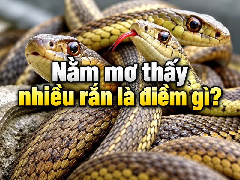 Trong quan niệm dân gian, nằm mơ thấy nhiều rắn thường gắn với sự biến đổi, hiểm nguy, trực giác và khả năng tái sinh.